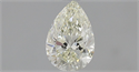 Natural Diamond 0.70 Carats, Pear with  Cut, J Color, VVS2 Clarity and Certified by IGI
