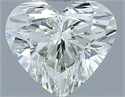 Natural Diamond 0.51 Carats, Heart with  Cut, I Color, VVS1 Clarity and Certified by IGI
