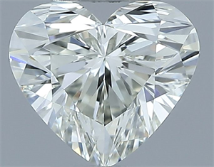 Picture of Natural Diamond 0.51 Carats, Heart with  Cut, I Color, VVS1 Clarity and Certified by IGI