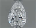 Diamante Natural 0.50 quilates, De pera , Color F, claridad SI1 y certificado GIA