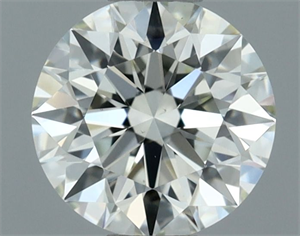 Picture of Natural Diamond 0.50 Carats, Round with Excellent Cut, I Color, VS1 Clarity and Certified by IGI