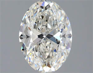 Picture of Natural Diamond 1.70 Carats, Oval with  Cut, H Color, VVS2 Clarity and Certified by GIA