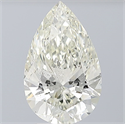 Natural Diamond 3.01 Carats, Pear with  Cut, J Color, SI2 Clarity and Certified by IGI