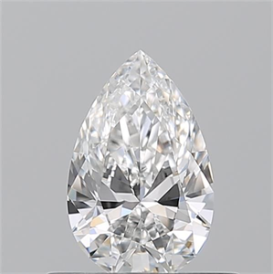 Picture of Natural Diamond 0.50 Carats, Pear with  Cut, E Color, VS2 Clarity and Certified by GIA