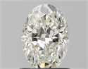 Natural Diamond 1.03 Carats, Oval with  Cut, I Color, IF Clarity and Certified by GIA