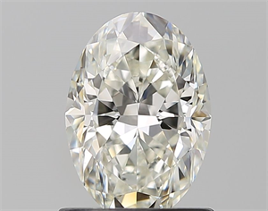 Picture of Natural Diamond 1.03 Carats, Oval with  Cut, I Color, IF Clarity and Certified by GIA