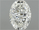 Natural Diamond 0.30 Carats, Oval with  Cut, I Color, VVS1 Clarity and Certified by GIA