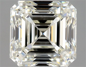 Picture of Natural Diamond 1.20 Carats, Asscher with  Cut, K Color, VVS1 Clarity and Certified by GIA