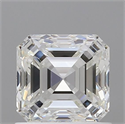 Diamante Natural 1.12 quilates, Asscher , Color I, claridad VVS1 y certificado GIA