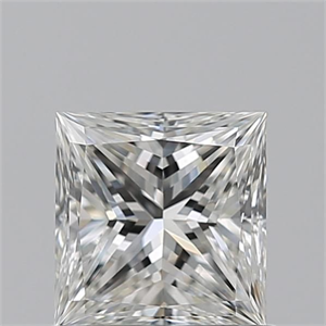 Picture of Natural Diamond 0.90 Carats, Princess with  Cut, G Color, VS2 Clarity and Certified by GIA