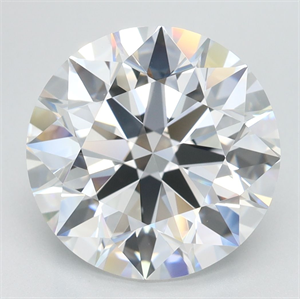 Picture of Lab Grown Diamond 4.51 Carats, Round with Excellent Cut, D Color, IF Clarity and Certified by GIA