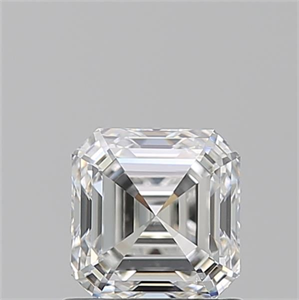 Picture of Natural Diamond 1.01 Carats, Asscher with  Cut, F Color, VS2 Clarity and Certified by GIA