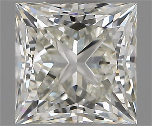 Picture of Natural Diamond 1.50 Carats, Princess with  Cut, J Color, VS1 Clarity and Certified by GIA