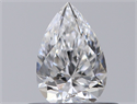 Diamante Natural 0.40 quilates, De pera , Color D, claridad VS1 y certificado GIA