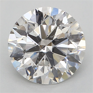 Picture of Natural Diamond 1.01 Carats, Round with Excellent Cut, E Color, SI2 Clarity and Certified by GIA