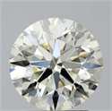 Diamante Natural 2.27 quilates, Redondo , Color N, claridad VVS1 y certificado GIA