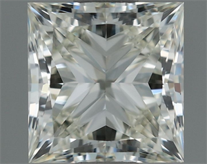 Picture of Natural Diamond 0.70 Carats, Princess with  Cut, I Color, VVS1 Clarity and Certified by IGI