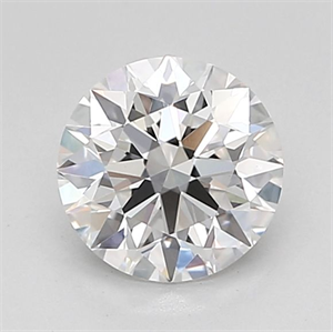 Picture of Lab Grown Diamond 1.08 Carats, Round with Ideal Cut, D Color, VVS2 Clarity and Certified by IGI