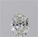 Natural Diamond 1.01 Carats, Oval with  Cut, H Color, VS2 Clarity and Certified by GIA