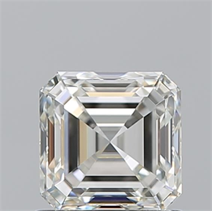 Picture of Natural Diamond 1.02 Carats, Asscher with  Cut, J Color, VVS1 Clarity and Certified by GIA