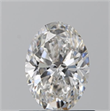 Natural Diamond 0.70 Carats, Oval with  Cut, G Color, VVS1 Clarity and Certified by GIA