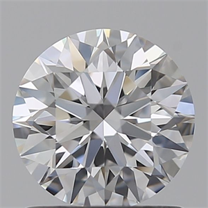 Picture of Lab Grown Diamond 1.02 Carats, Round with Excellent Cut, D Color, VVS1 Clarity and Certified by IGI