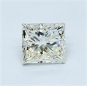 Natural Diamond 0.70 Carats, Princess with  Cut, I Color, VS2 Clarity and Certified by GIA