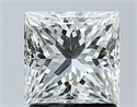 Diamante Natural 1.60 quilates, Princesa , Color H, claridad VS1 y certificado GIA