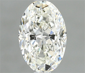 Picture of Natural Diamond 0.56 Carats, Oval with  Cut, H Color, IF Clarity and Certified by IGI