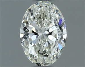 Foto Diamante Natural 0.50 quilates, Ovalado , Color J, claridad VVS2 y certificado GIA de