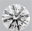 Lab Grown Diamond 4.05 Carats, Round with Ideal Cut, F Color, VVS1 Clarity and Certified by IGI