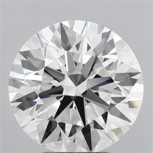 Picture of Lab Grown Diamond 4.05 Carats, Round with Ideal Cut, F Color, VVS1 Clarity and Certified by IGI