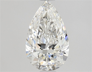 Picture of Natural Diamond 1.01 Carats, Pear with  Cut, F Color, SI1 Clarity and Certified by GIA