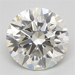 Picture of Natural Diamond 0.70 Carats, Round with Excellent Cut, J Color, VS2 Clarity and Certified by GIA
