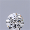 Diamante Natural 0.40 quilates, Redondo , Color G, claridad IF y certificado GIA