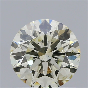 Picture of Natural Diamond 0.73 Carats, Round with Excellent Cut, N Color, SI2 Clarity and Certified by IGI