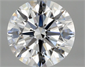 Natural Diamond 1.51 Carats, Round with Excellent Cut, D Color, VS2 Clarity and Certified by GIA