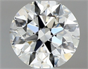 Natural Diamond 0.41 Carats, Round with Excellent Cut, H Color, VS2 Clarity and Certified by GIA
