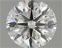 Natural Diamond 0.55 Carats, Round with Excellent Cut, J Color, VVS1 Clarity and Certified by GIA