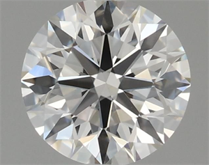 Picture of Natural Diamond 0.55 Carats, Round with Excellent Cut, J Color, VVS1 Clarity and Certified by GIA
