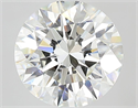 Diamante Natural 3.03 quilates, Redondo , Color H, claridad VVS2 y certificado GIA