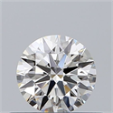 Natural Diamond 0.43 Carats, Round with Excellent Cut, I Color, VVS1 Clarity and Certified by GIA