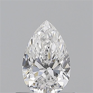 Picture of Natural Diamond 0.51 Carats, Pear with  Cut, D Color, VVS2 Clarity and Certified by GIA