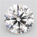 Lab Grown Diamond 5.01 Carats, Round with Excellent Cut, E Color, VS1 Clarity and Certified by IGI