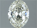 Diamante Natural 1.30 quilates, Ovalado , Color J, claridad VS2 y certificado IGI