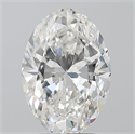 Natural Diamond 3.02 Carats, Oval with  Cut, F Color, SI2 Clarity and Certified by GIA