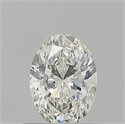 Natural Diamond 0.52 Carats, Oval with  Cut, G Color, VVS1 Clarity and Certified by GIA