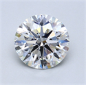 Natural Diamond 4.01 Carats, Round with Excellent Cut, E Color, VS1 Clarity and Certified by GIA