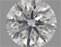 Natural Diamond 0.40 Carats, Round with Very Good Cut, F Color, SI2 Clarity and Certified by IGI