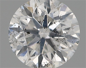 Picture of Natural Diamond 0.40 Carats, Round with Very Good Cut, F Color, SI2 Clarity and Certified by IGI